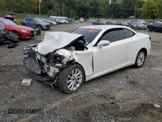 2010 Lexus IS 250 C with VIN JTHFF2C28A2507900, listed as a Copart auction lot 80137025 with Not provided miles and Salvage title. Bid and sale history available at DreamBid. Image 1.