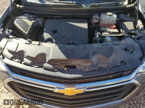 2021 Chevrolet Traverse LS with VIN 1GNEVFKW6MJ128701, listed as a Copart auction lot 46416345 with 24,377 mi miles and Salvage title. Bid and sale history available at DreamBid. Image 12.