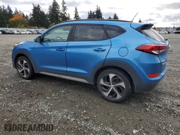 2017 Hyundai Tucson Value with VIN KM8J3CA22HU549812, listed as a Copart auction lot 84996875 with 90,315 mi miles and Clean title. Bid and sale history available at DreamBid. Image 2.