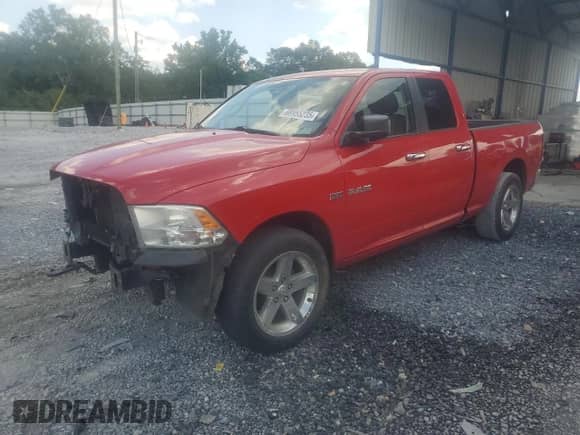 2010 Dodge 1500 SLT with VIN 1D7RB1GT7AS246384, listed as a Copart auction lot 68955235 with 247,836 mi miles and Salvage title. Bid and sale history available at DreamBid. Image 1.