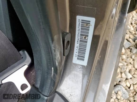 2003 Hyundai Sonata GLS with VIN KMHWF35HX3A736429, listed as a Copart auction lot 82450255 with Not provided miles and Salvage title. Bid and sale history available at DreamBid. Image 13.