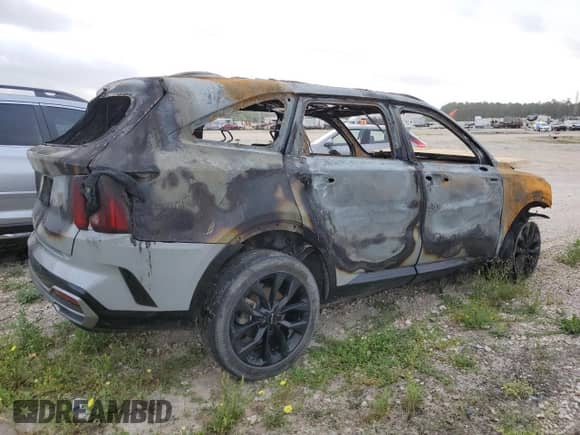 2023 Kia Sorento SX with VIN 5XYRKDLF9PG162903, listed as a Copart auction lot 51385355 with Not provided miles and Non repairable. Bid and sale history available at DreamBid. Image 3.