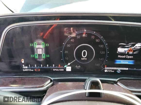 2021 Cadillac Escalade ESV Sport Platinum with VIN 1GYS4RKL4MR459097, listed as a Copart auction lot 85241914 with 64,810 mi miles and Salvage title. Bid and sale history available at DreamBid. Image 9.