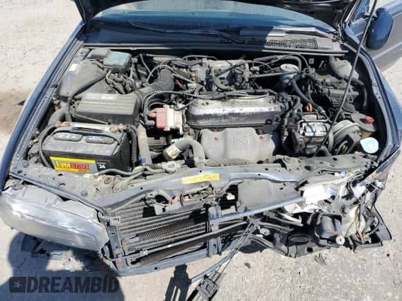 1991 Honda Accord with VIN JHMCB7665MC014684, listed as a Copart auction lot 55286415 with 466,049 mi miles and Salvage title. Bid and sale history available at DreamBid. Image 11.