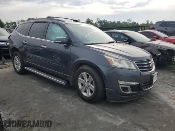 2013 Chevrolet Traverse LT with VIN 1GNKRJKD0DJ177272, listed as a Copart auction lot 58762365 with 71,735 mi miles and Salvage title. Bid and sale history available at DreamBid. Image 4.