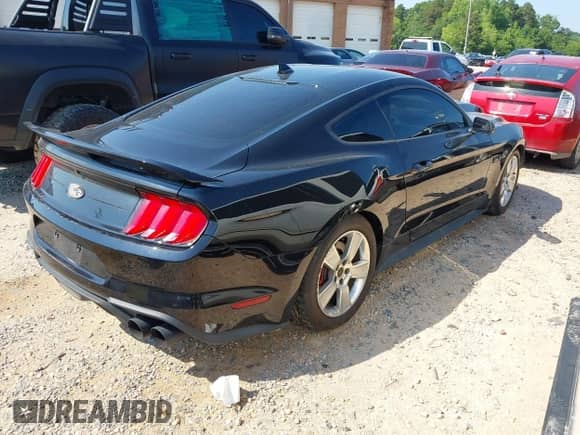 2020 Ford Mustang GT with VIN 1FA6P8CF2L5192099, listed as a IAAI auction lot 42655870 with 65,983 mi miles and . Bid and sale history available at DreamBid. Image 4.