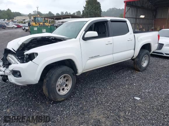 2019 Toyota Tacoma SR with VIN 5TFCZ5AN9KX176923, listed as a IAAI auction lot 43337573 with 106,162 mi miles and . Bid and sale history available at DreamBid. Image 2.