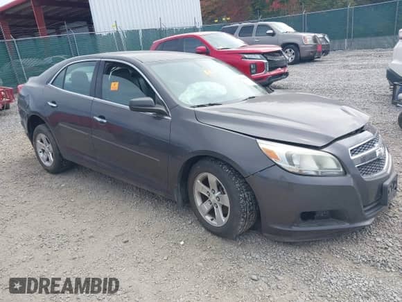 2013 Chevrolet Malibu LS with VIN 1G11B5SA9DF335660, listed as a IAAI auction lot 43240698 with 64,984 mi miles and . Bid and sale history available at DreamBid. Image 1.