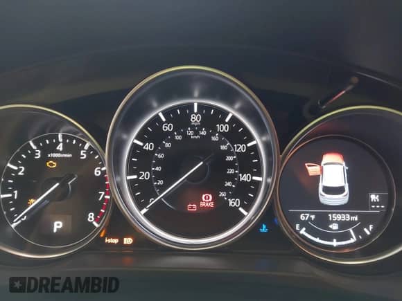 2025 Mazda CX-5 S Carbon Edition z VIN JM3KFBCM2S0623499, wystawiony jako IAAI lot #42865410 z przebiegiem 15 933 mil mil oraz . Historia ofert i sprzedaży dostępna na DreamBid. Obrazek 7.
