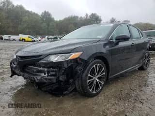 2019 Toyota Camry SE z VIN 4T1B11HKXKU805173, wystawiony jako Copart lot #86092845 z przebiegiem 87 442 mil mil oraz Szkoda całkowita • Salvage title. Historia ofert i sprzedaży dostępna na DreamBid. Obrazek 1.