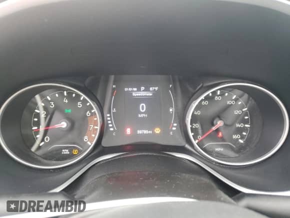 2017 Jeep Compass Sport with VIN 3C4NJDAB4HT667078, listed as a Copart auction lot 59717965 with 59,785 mi miles and Salvage title. Bid and sale history available at DreamBid. Image 9.