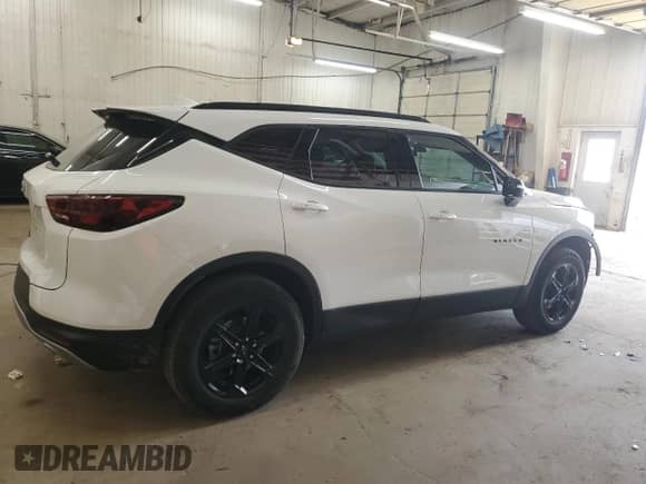 2023 Chevrolet Blazer LT с VIN 3GNKBJR41PS134864, выставлен на аукционе Copart как лот 53294545 с пробегом 43 376 миль миль и Списание • Salvage title. История ставок и продаж доступна на DreamBid. Изображение 3.