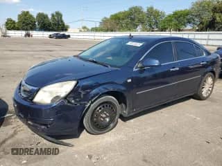2008 Saturn Aura XR with VIN 1G8ZV57788F297255, listed as a Copart auction lot 80033625 with 149,472 mi miles and Salvage title. Bid and sale history available at DreamBid. Image 1.