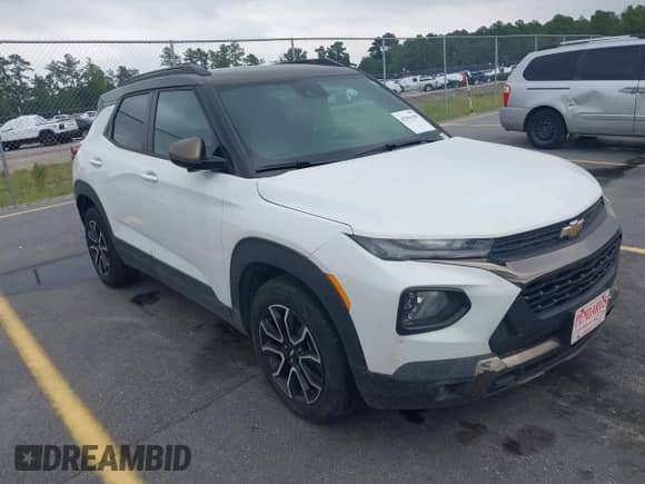 2021 Chevrolet TrailBlazer ACTIV с VIN KL79MVSL4MB042372, выставлен на аукционе IAAI как лот 42941109 с пробегом 104 887 миль миль и . История ставок и продаж доступна на DreamBid. Изображение 1.