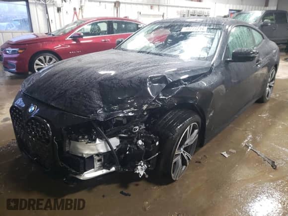 2023 BMW 4 Series 430i xDrive with VIN WBA73AP01PCN00420, listed as a Copart auction lot 38771214 with 4,439 mi miles and . Bid and sale history available at DreamBid. Image 1.