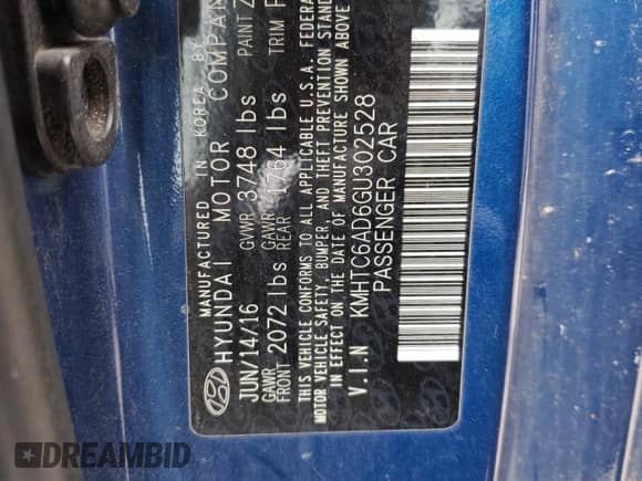 2016 Hyundai Veloster z VIN KMHTC6AD6GU302528, wystawiony jako Copart lot #82413955 z przebiegiem 119 865 mil mil oraz Czysty tytuł • Clean title. Historia ofert i sprzedaży dostępna na DreamBid. Obrazek 12.