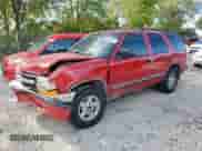 1998 Chevrolet Blazer with VIN 1GNDT13W7WK172772, listed as a Copart auction lot 69688404 with 284,149 mi miles and Salvage title. Bid and sale history available at DreamBid. Image 1.