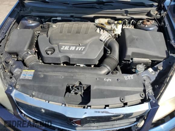2008 Saturn Aura XR with VIN 1G8ZV57788F297255, listed as a Copart auction lot 80033625 with 149,472 mi miles and Salvage title. Bid and sale history available at DreamBid. Image 11.