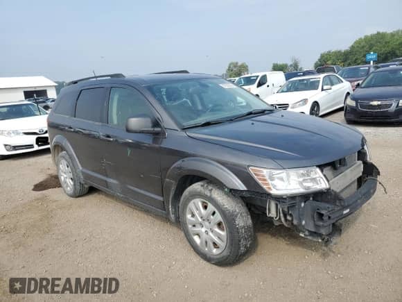 2020 Dodge Journey SE Value with VIN 3C4PDCAB7LT261766, listed as a Copart auction lot 67032355 with 54,961 mi miles and Salvage title. Bid and sale history available at DreamBid. Image 4.