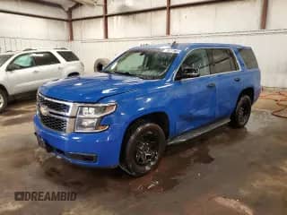 2017 Chevrolet Tahoe Commercial with VIN 1GNSKDEC3HR293825, listed as a Copart auction lot 87086715 with 121,846 mi miles and Clean title. Bid and sale history available at DreamBid. Image 1.