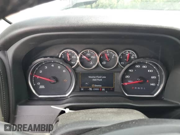 2022 Chevrolet Silverado 2500HD with VIN 1GC0YNE73NF320025, listed as a Copart auction lot 61838755 with 23,002 mi miles and Salvage title. Bid and sale history available at DreamBid. Image 9.