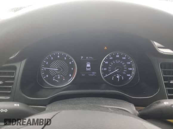 2020 Hyundai Elantra Value Edition with VIN KMHD84LF3LU942702, listed as a Copart auction lot 86124015 with 122,609 mi miles and Salvage title. Bid and sale history available at DreamBid. Image 9.