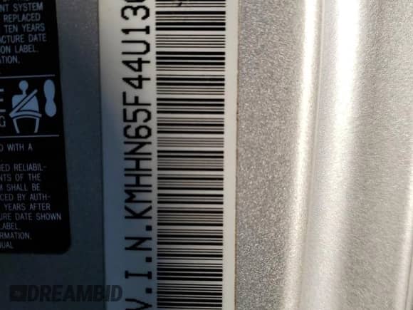 2004 Hyundai Tiburon GT с VIN KMHHN65F44U130202, выставлен на аукционе Copart как лот 43193404 с пробегом 207 694 миль миль и Списание • Salvage title. История ставок и продаж доступна на DreamBid. Изображение 12.