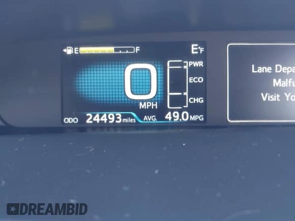 2019 Toyota Prius L Eco с VIN JTDKARFUXK3084415, выставлен на аукционе IAAI как лот 43055426 с пробегом 24 493 миль миль и . История ставок и продаж доступна на DreamBid. Изображение 7.