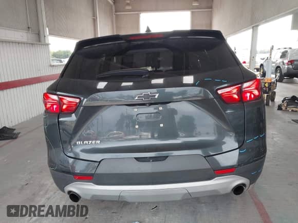 2019 Chevrolet Blazer with VIN 3GNKBBRAXKS596263, listed as a IAAI auction lot 42903143 with 127,850 mi miles and . Bid and sale history available at DreamBid. Image 17.