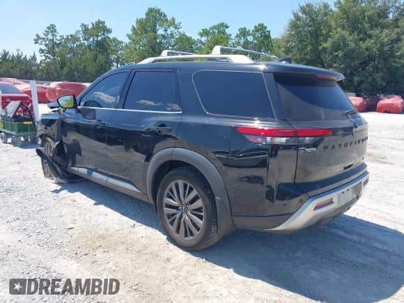 2023 Nissan Pathfinder SL with VIN 5N1DR3CB6PC247663, listed as a IAAI auction lot 43075953 with 14,115 mi miles and . Bid and sale history available at DreamBid. Image 3.