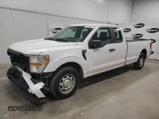 2021 Ford F-150 XL with VIN 1FTEX1CP5MKD57037, listed as a Copart auction lot 83967795 with 155,968 mi miles and Clean title. Bid and sale history available at DreamBid. Image 1.