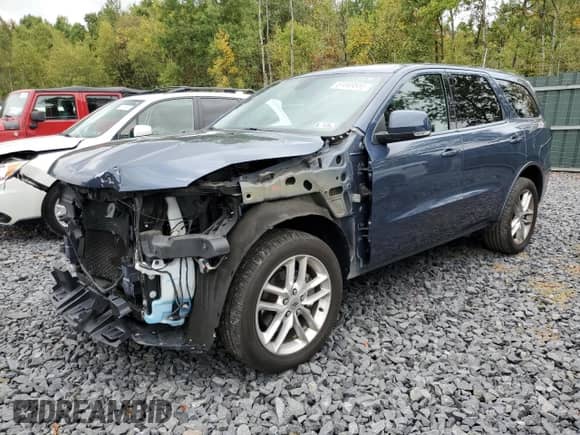 2021 Dodge Durango GT Plus with VIN 1C4RDJDG8MC661742, listed as a Copart auction lot 81049555 with 59,495 mi miles and Salvage title. Bid and sale history available at DreamBid. Image 1.