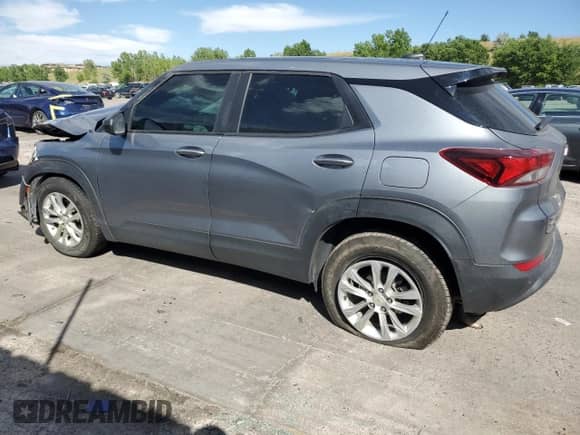 2021 Chevrolet TrailBlazer LS with VIN KL79MNSL3MB093068, listed as a Copart auction lot 63752455 with 63,316 mi miles and Salvage title. Bid and sale history available at DreamBid. Image 2.