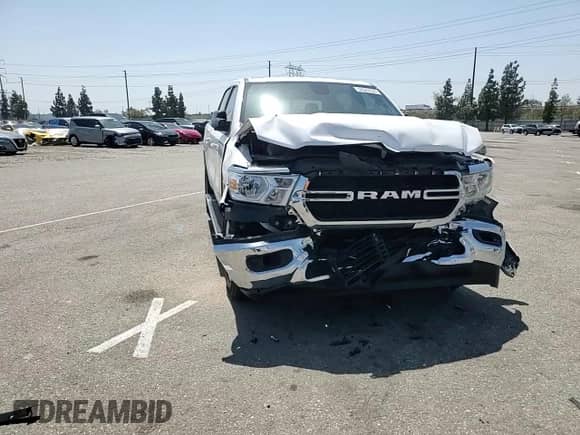 2021 Ram 1500 Big Horn with VIN 1C6RREFM0MN795054, listed as a Copart auction lot 52025724 with 42,201 mi miles and Salvage title. Bid and sale history available at DreamBid. Image 10.