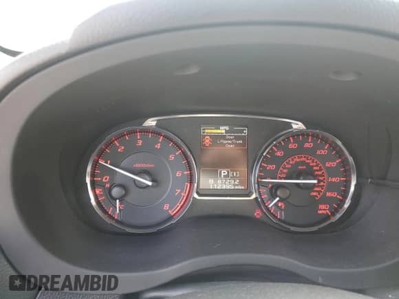 2017 Subaru WRX Premium with VIN JF1VA1E60H8814044, listed as a Copart auction lot 60159555 with 112,395 mi miles and Salvage title. Bid and sale history available at DreamBid. Image 9.