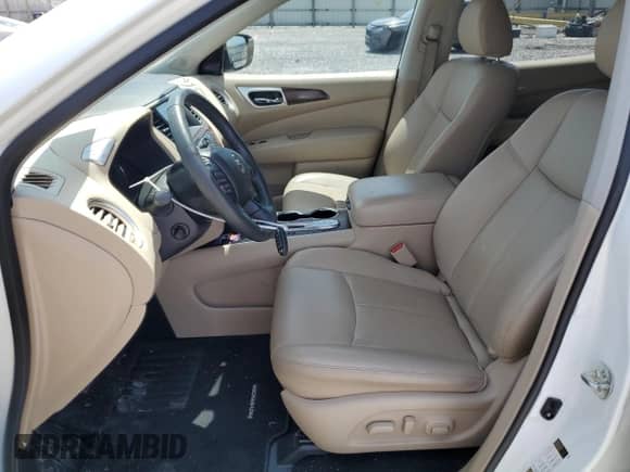 2019 Nissan Pathfinder Platinum with VIN 5N1DR2MNXKC592044, listed as a Copart auction lot 62324563 with 29,256 mi miles and Salvage title. Bid and sale history available at DreamBid. Image 7.