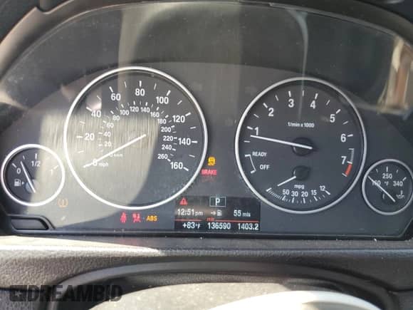 2013 BMW 3 Series 328i xDrive with VIN WBA3B3C50DF542473, listed as a Copart auction lot 69501165 with 136,590 mi miles and Salvage title. Bid and sale history available at DreamBid. Image 9.