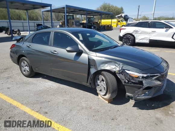 2024 Hyundai Elantra SE z VIN KMHLL4DG3RU795792, wystawiony jako Copart lot #69591345 z przebiegiem 9 347 mil mil oraz Szkoda całkowita • Salvage title. Historia ofert i sprzedaży dostępna na DreamBid. Obrazek 4.