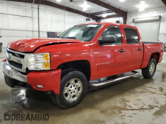 2007 Chevrolet Silverado 1500 LTZ z VIN 3GCEK13M97G512107, wystawiony jako Copart lot #63607775 z przebiegiem 215 973 mil mil oraz Szkoda całkowita • Salvage title. Historia ofert i sprzedaży dostępna na DreamBid. Obrazek 1.