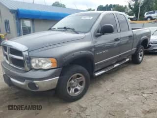 2005 Dodge 1500 SLT with VIN 1D7HU18D85S117556, listed as a Copart auction lot 59357415 with Not provided miles and Salvage title. Bid and sale history available at DreamBid. Image 1.