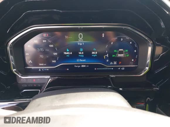 2024 Chevrolet Silverado 1500 LTZ with VIN 1GCUDGED5RZ248361, listed as a IAAI auction lot 42166575 with 7,640 mi miles and . Bid and sale history available at DreamBid. Image 7.