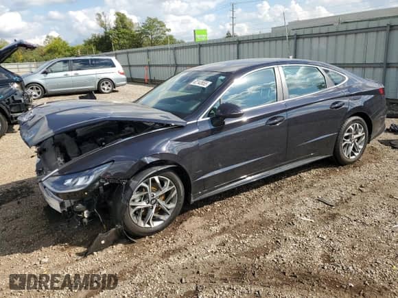 2023 Hyundai Sonata SEL с VIN KMHL64JA9PA293956, выставлен на аукционе Copart как лот 82143655 с пробегом 24 533 миль миль и Списание • Salvage title. История ставок и продаж доступна на DreamBid. Изображение 1.