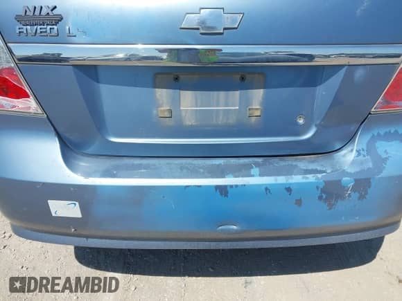 2007 Chevrolet Aveo LS with VIN KL1TD56667B122930, listed as a IAAI auction lot 42802302 with 97,365 mi miles and . Bid and sale history available at DreamBid. Image 6.