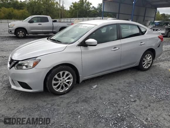 2017 Nissan Sentra SV with VIN 3N1AB7AP6HY376807, listed as a Copart auction lot 84178295 with 142,185 mi miles and Clean title. Bid and sale history available at DreamBid. Image 1.