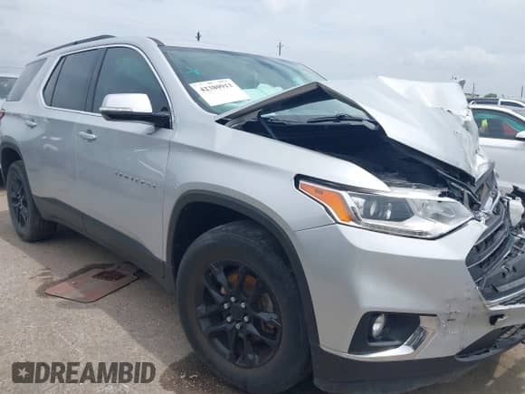 2020 Chevrolet Traverse LT Cloth z VIN 1GNERGKW0LJ101728, wystawiony jako IAAI lot #42380913 z przebiegiem 55 767 mil mil oraz . Historia ofert i sprzedaży dostępna na DreamBid. Obrazek 1.