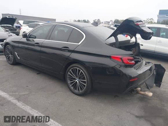 2023 BMW 5 Series 530i with VIN WBA53BH0XPCM61791, listed as a IAAI auction lot 42989860 with 49,186 mi miles and . Bid and sale history available at DreamBid. Image 3.