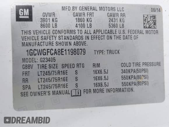 2014 Chevrolet Express Cargo с VIN 1GCWGFCA8E1198079, выставлен на аукционе IAAI как лот 42632731 с пробегом 133 718 миль миль и . История ставок и продаж доступна на DreamBid. Изображение 9.