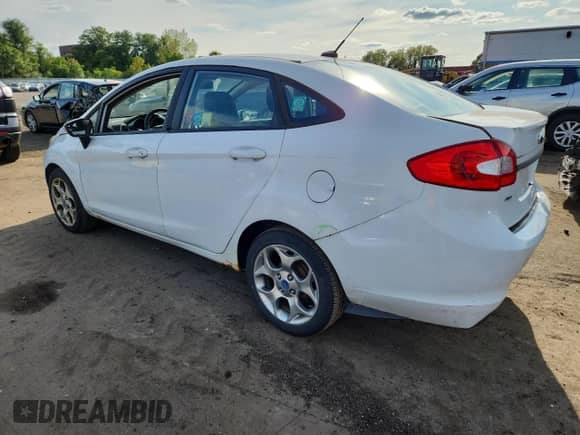 2012 Ford Fiesta SEL with VIN 3FADP4CJ2CM171333, listed as a Copart auction lot 71777635 with 117,504 mi miles and Salvage title. Bid and sale history available at DreamBid. Image 2.