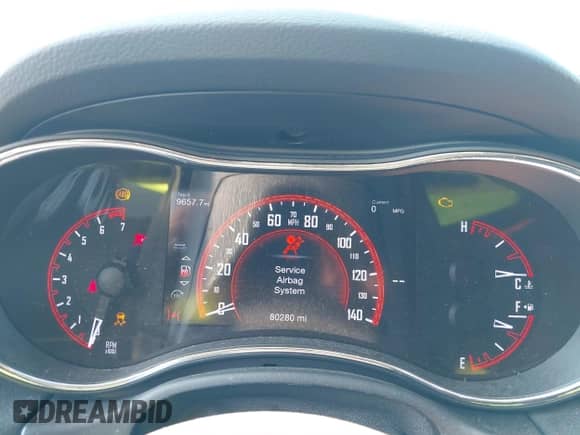 2017 Dodge Durango SXT with VIN 1C4RDJAG9HC629859, listed as a IAAI auction lot 43004361 with 80,280 mi miles and . Bid and sale history available at DreamBid. Image 7.