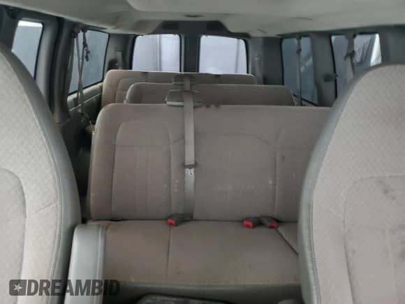 2012 Chevrolet Express Passenger 1LS с VIN 1GAWGPFA9C1174252, выставлен на аукционе Copart как лот 52142595 с пробегом 66 571 миль миль и Чистый • Clean title. История ставок и продаж доступна на DreamBid. Изображение 10.